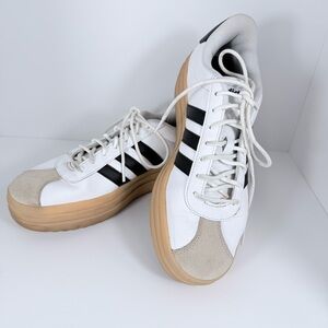 Adidas Bold Black /White Gum Platform Sneaker Size 10 Women